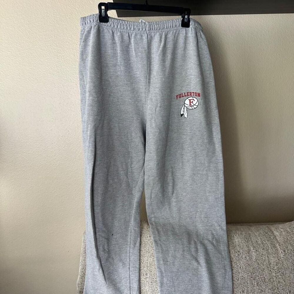 Gildan Men's Grey Joggers-tracksuits